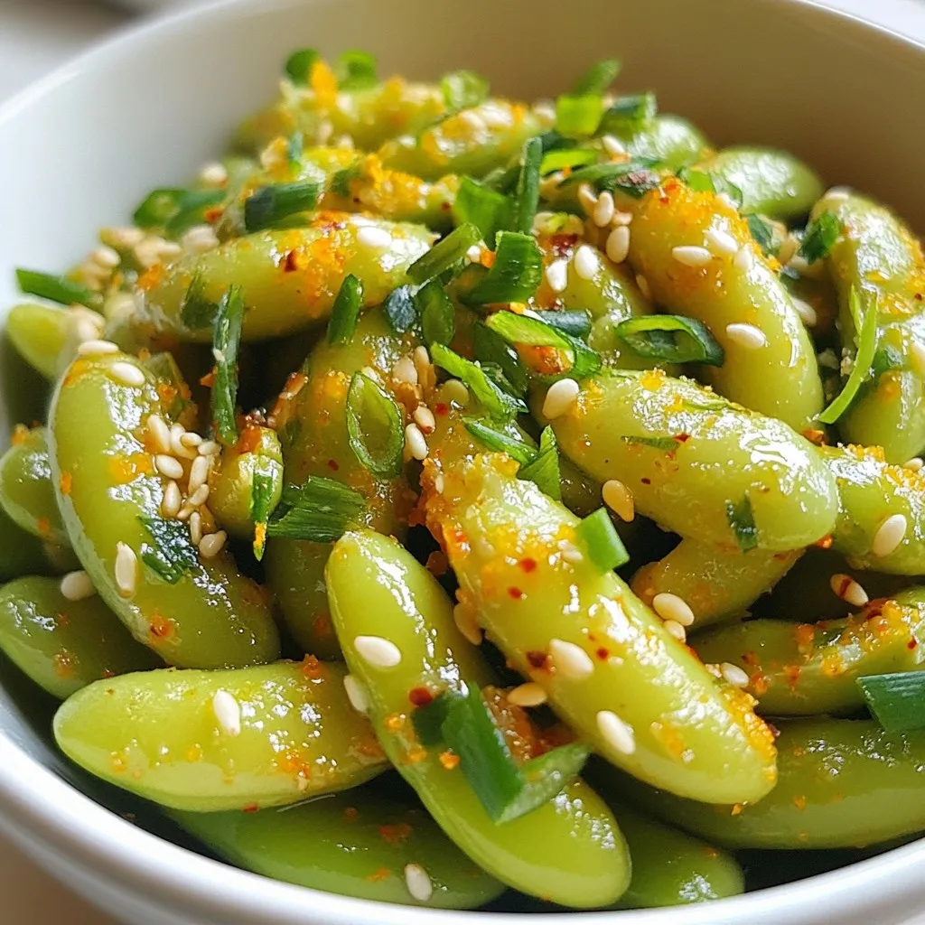 Spicy Garlic Edamame Tasty and Simple Recipe
