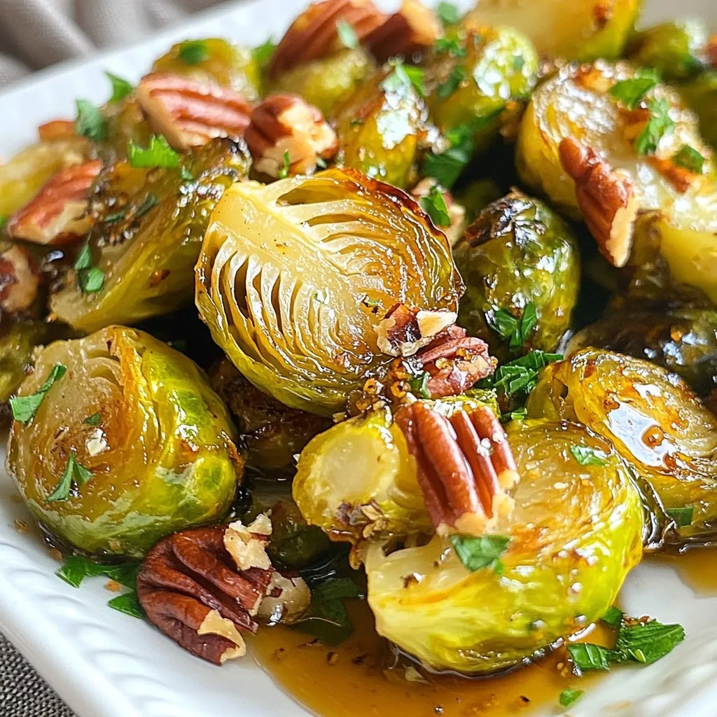 Maple Dijon Brussels Sprouts Flavorful Side Delight