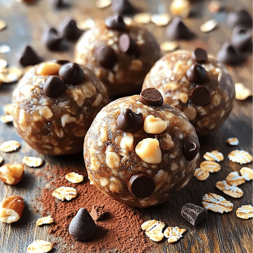 Mocha Oatmeal Energy Balls Easy and Nutritious Snack
