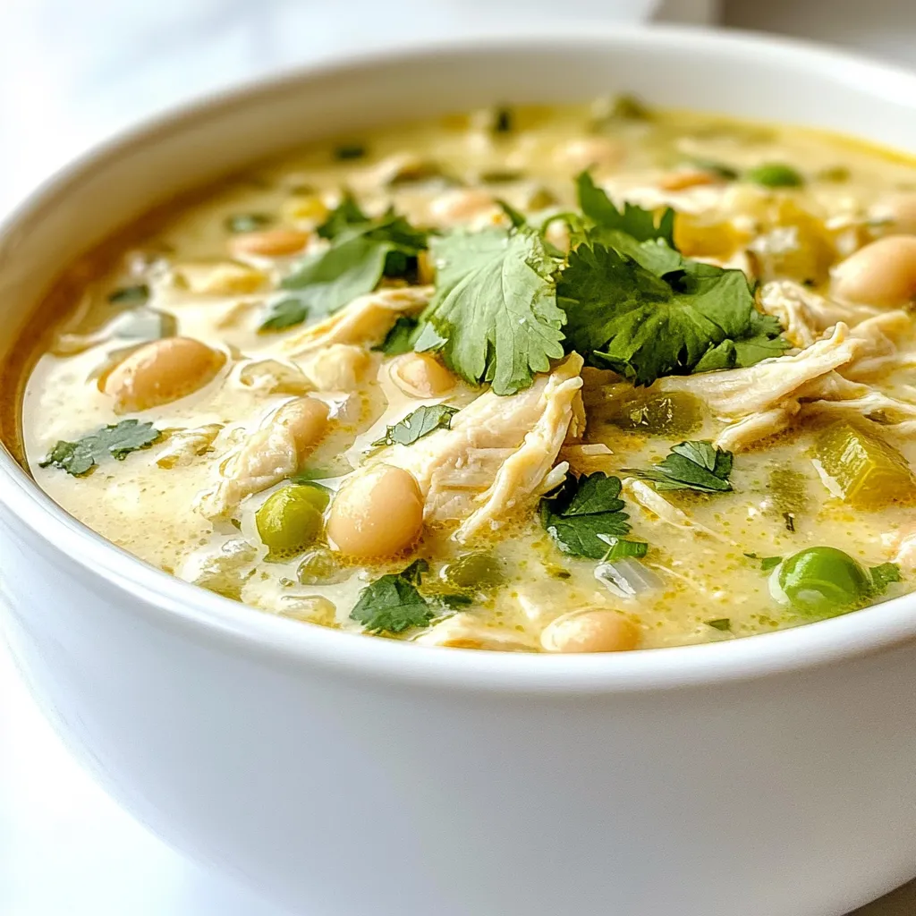 White Chicken Chili Low Carb Flavorful Comfort Meal