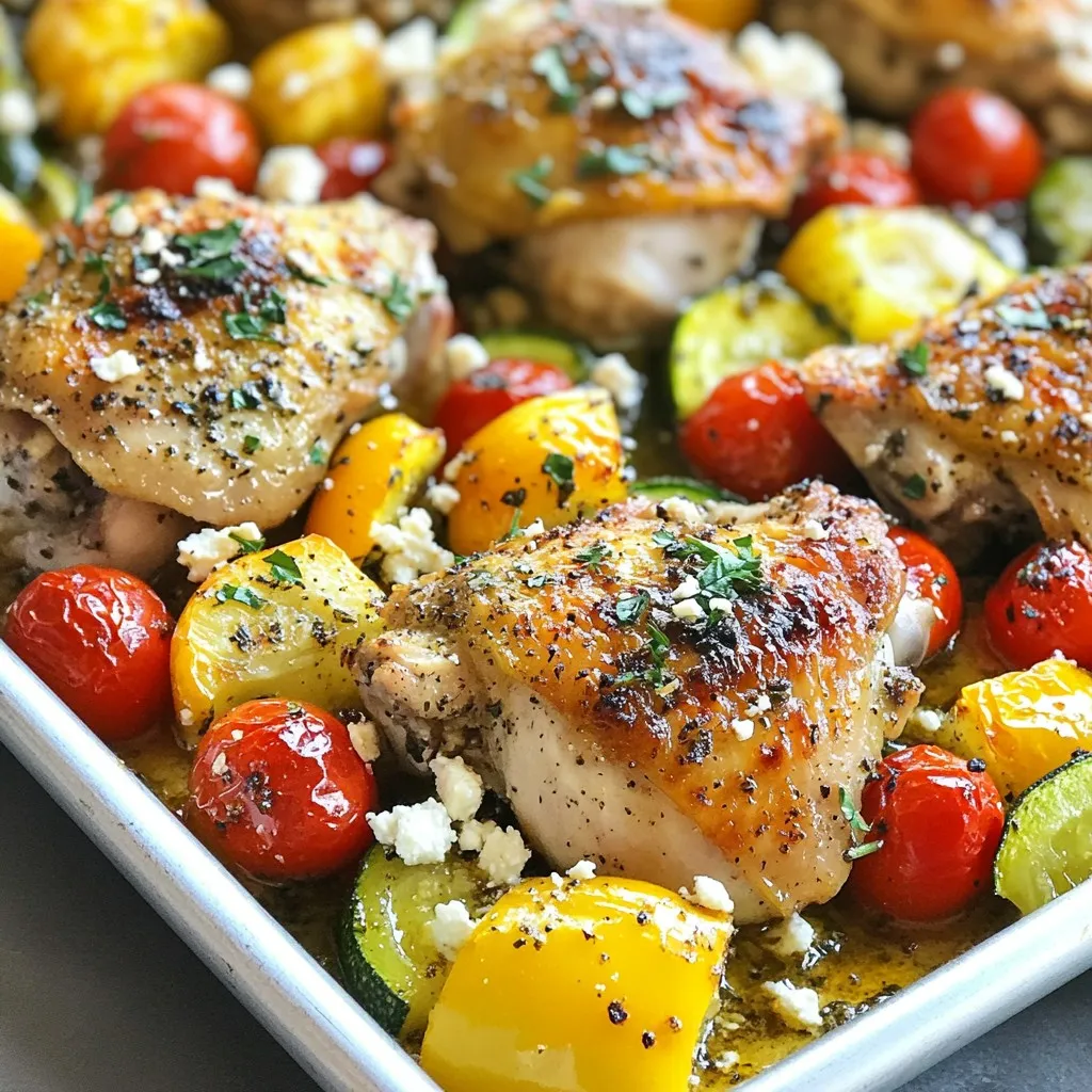 Sheet Pan Greek Chicken Flavorful Easy Dinner Dish