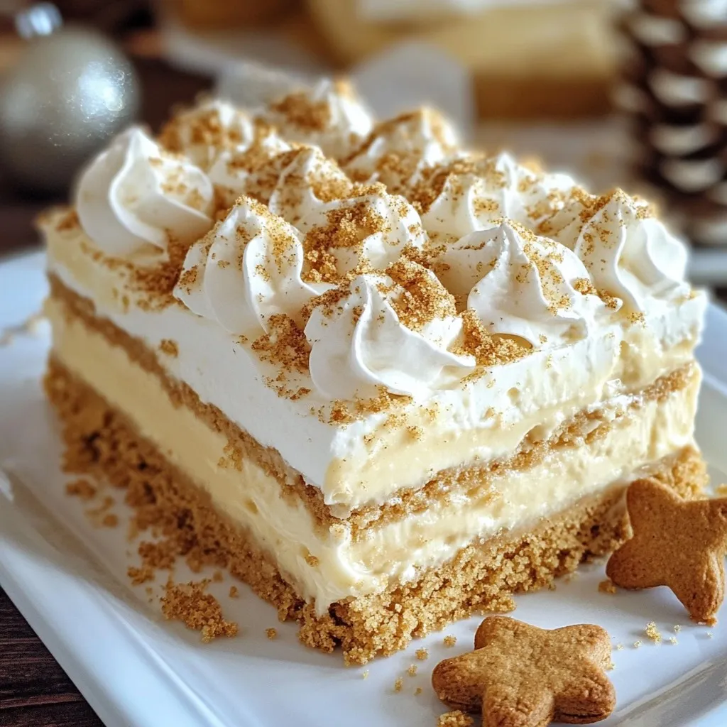 Eggnog Icebox Cake Delightful Holiday Dessert Recipe
