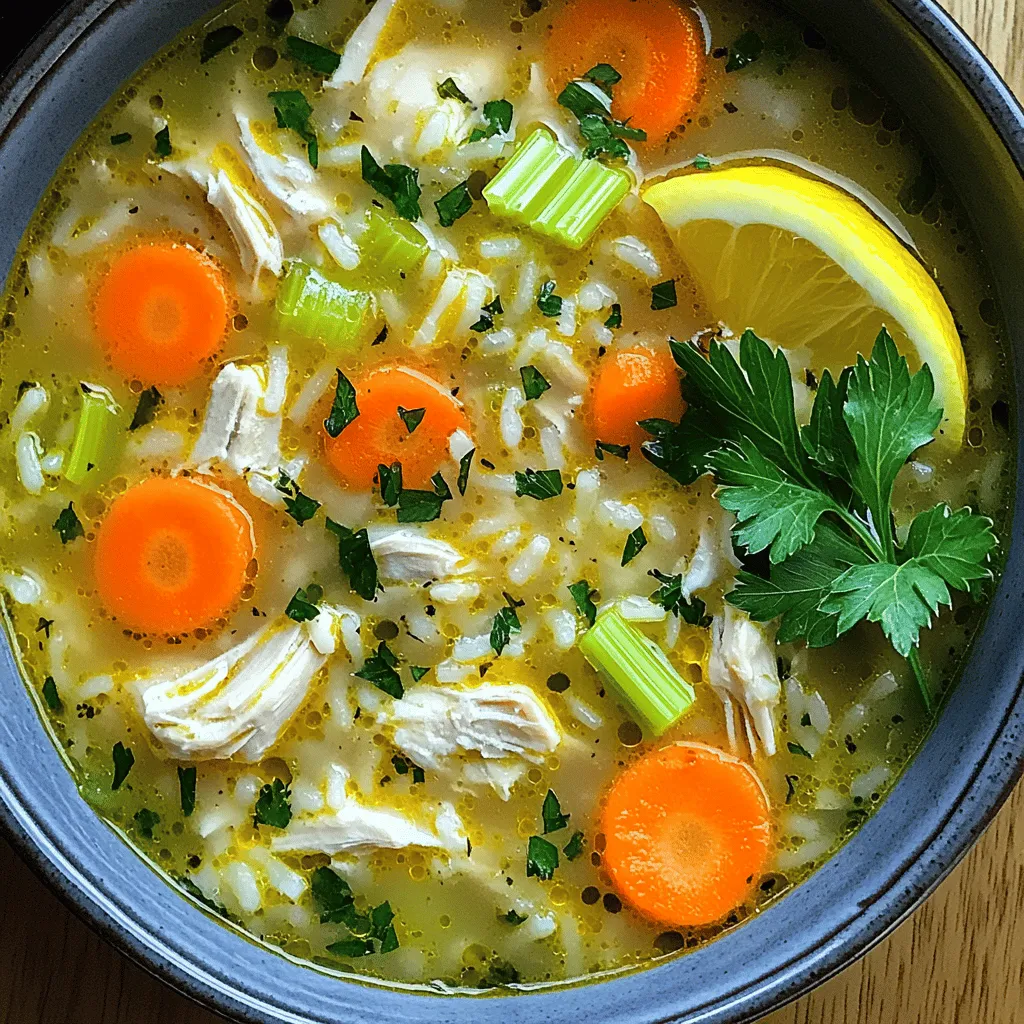 Cozy Chicken &#038; Rice Soup Comforting and Simple Meal