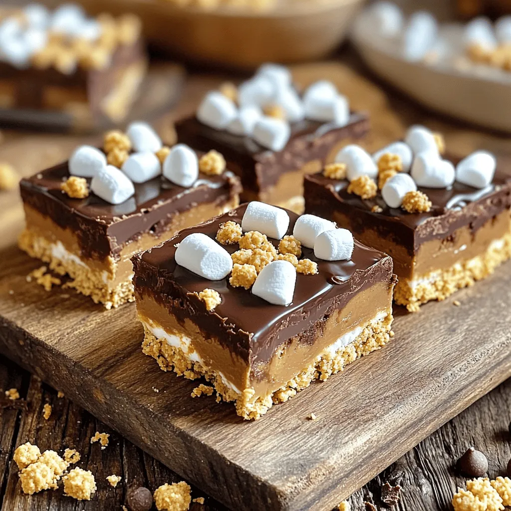 Peanut Butter S’mores Bars Irresistible and Simple Recipe