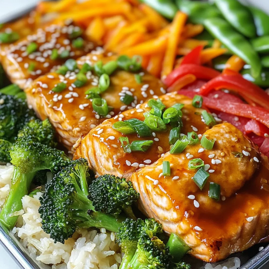 Sheet Pan Teriyaki Salmon and Veggies Tasty Dinner