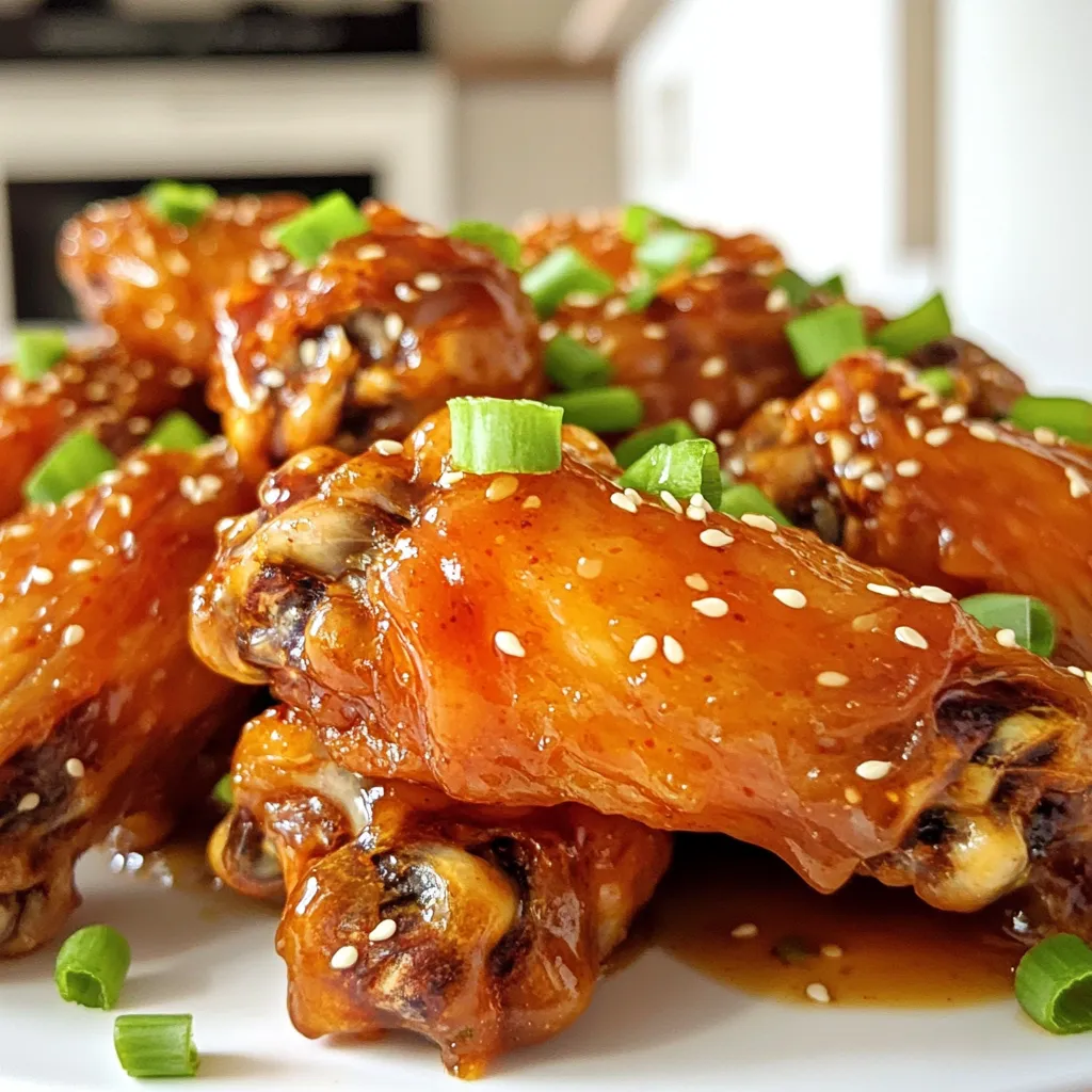 Spicy Honey Garlic Wings Air Fryer Quick and Easy