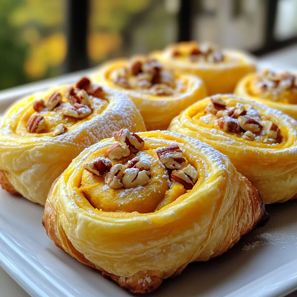 Pumpkin Cream Cheese Danishes Irresistible Treats