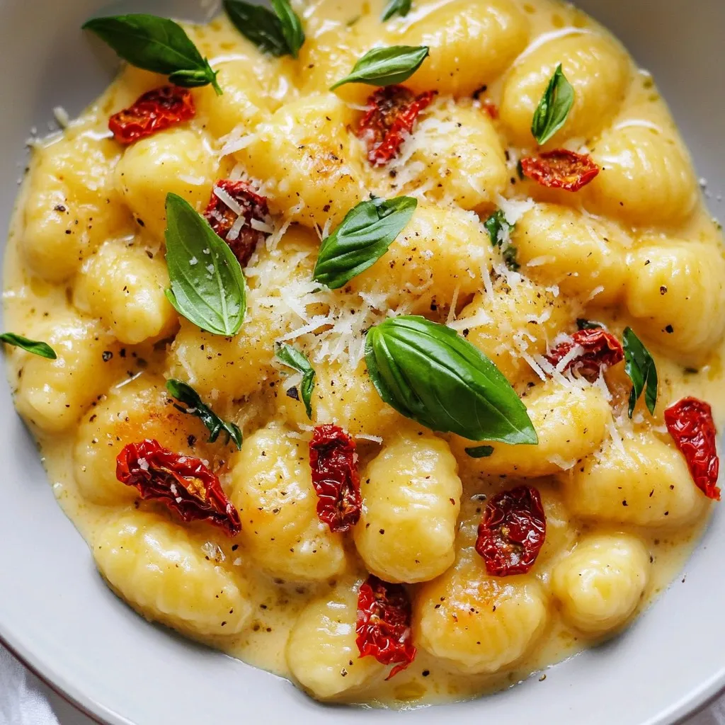 Creamy Sun-Dried Tomato Gnocchi Delight for Dinner