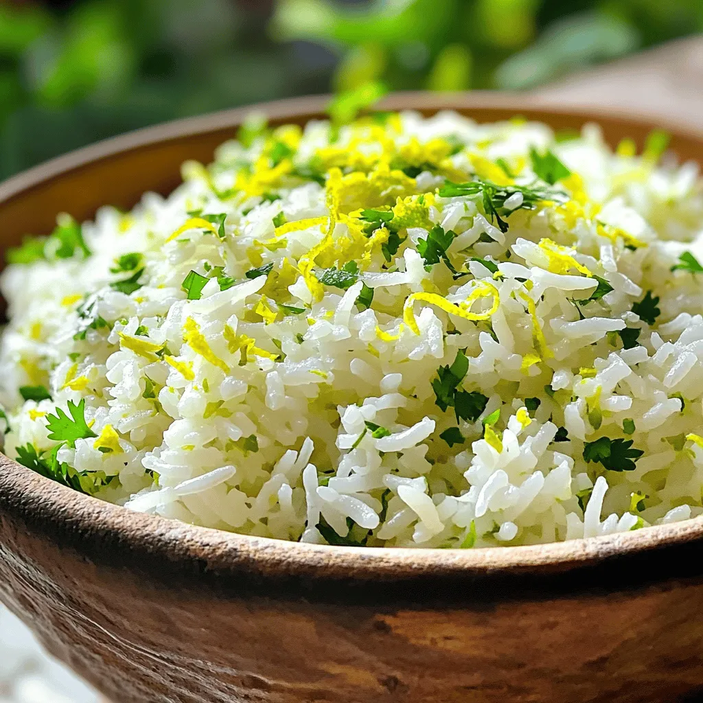 Zesty Lime Cilantro Rice Flavorful and Easy Recipe