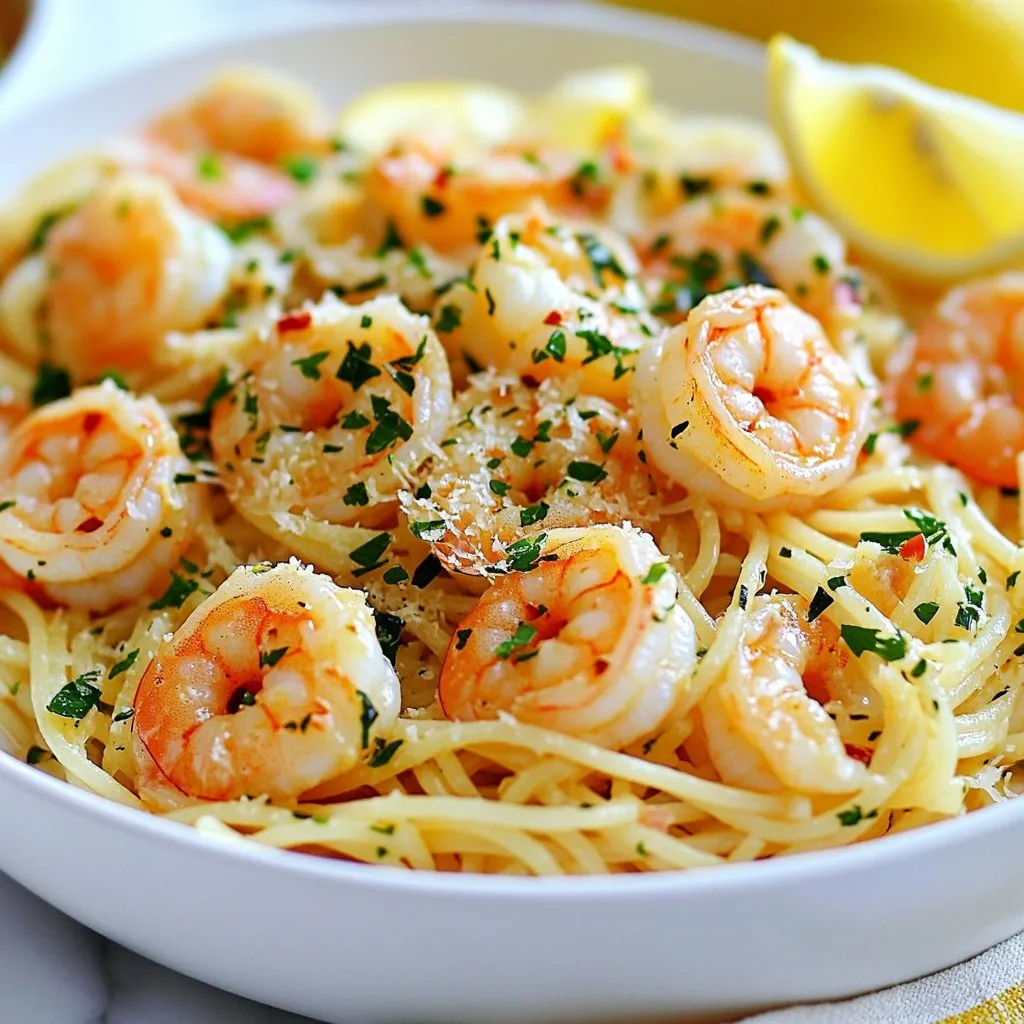 Savory Shrimp Scampi Linguine Quick and Easy Recipe