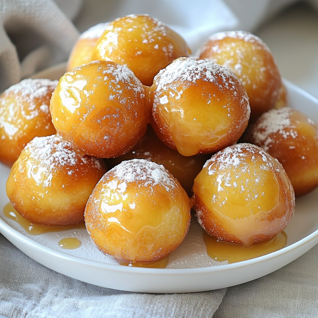 Maple Glazed Donut Holes Irresistible Dessert Treat
