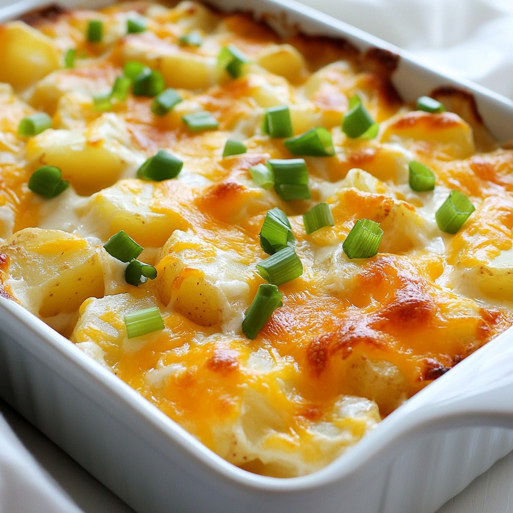 Cheesy Ranch Potato Casserole Savory and Easy Dish