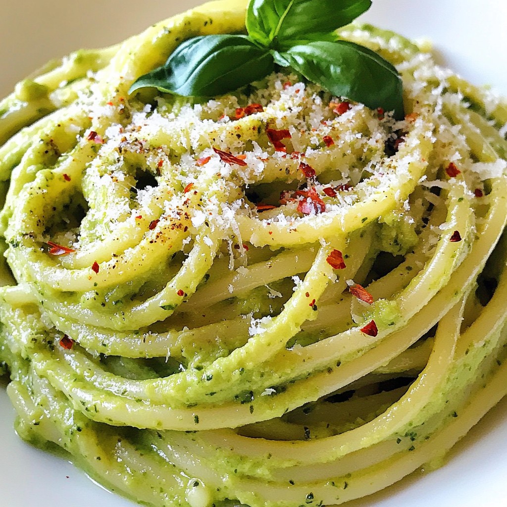 Creamy Avocado Pasta Quick and Flavorful Recipe