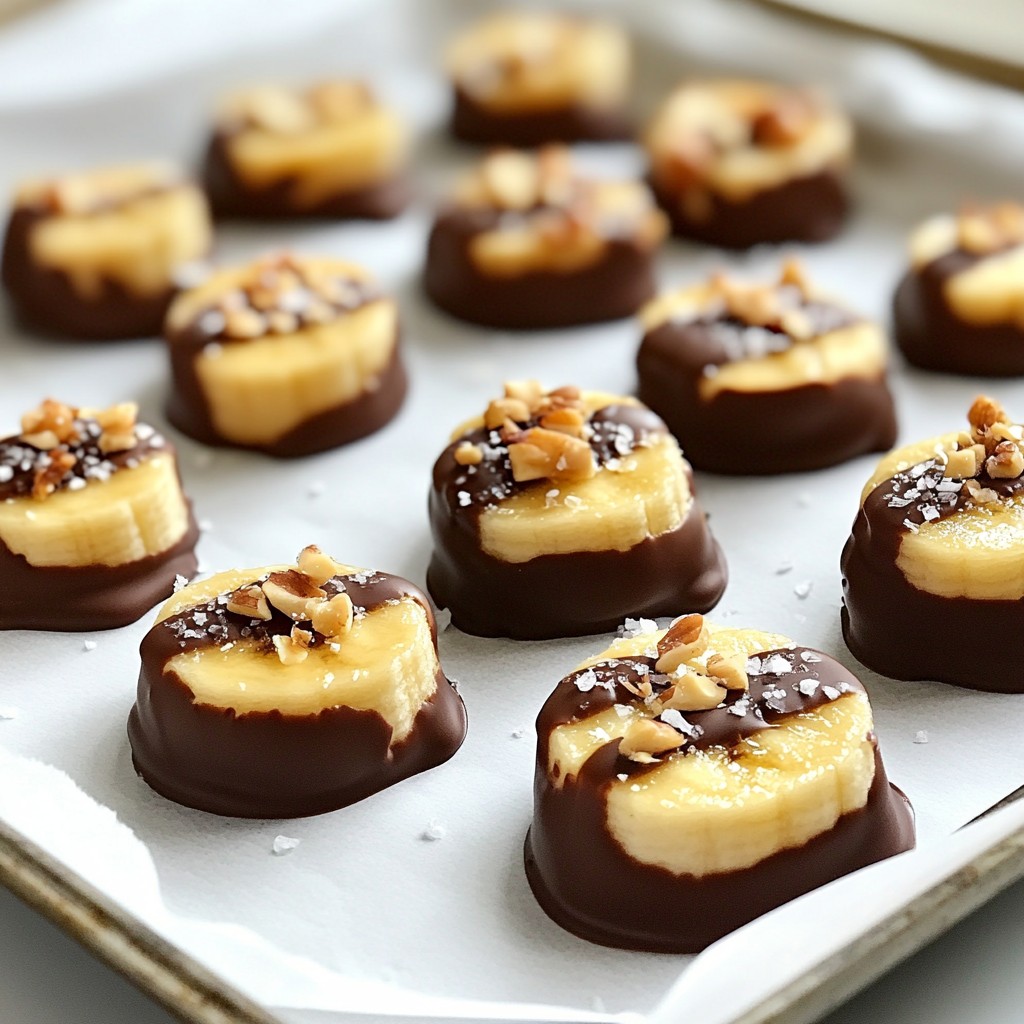 Chocolate Covered Banana Bites Irresistible Snack Treat