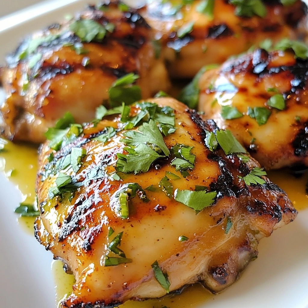 Grilled Chipotle Lime Chicken Thighs Flavorful Delight