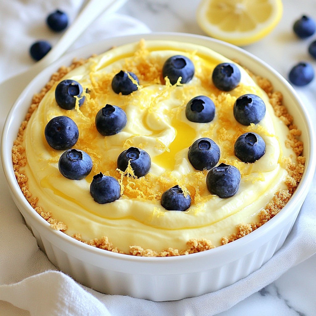 Lemon Blueberry Cheesecake Dip Creamy and Delicious