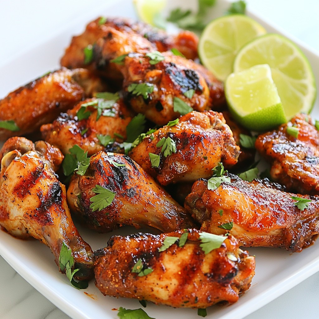 Spicy Grilled Cajun Chicken Wings Flavorful Delight