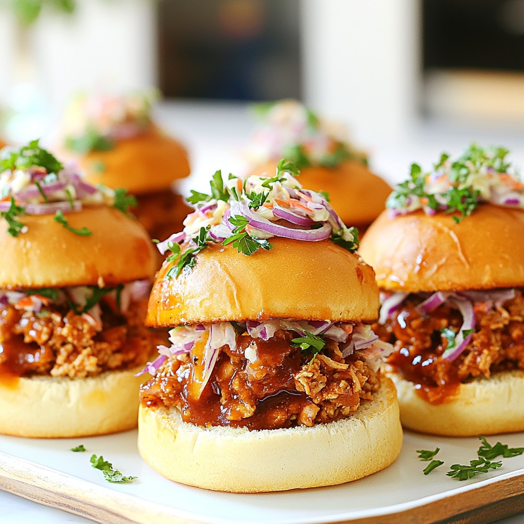 Sweet BBQ Pulled Turkey Sliders Flavorful and Easy Meal