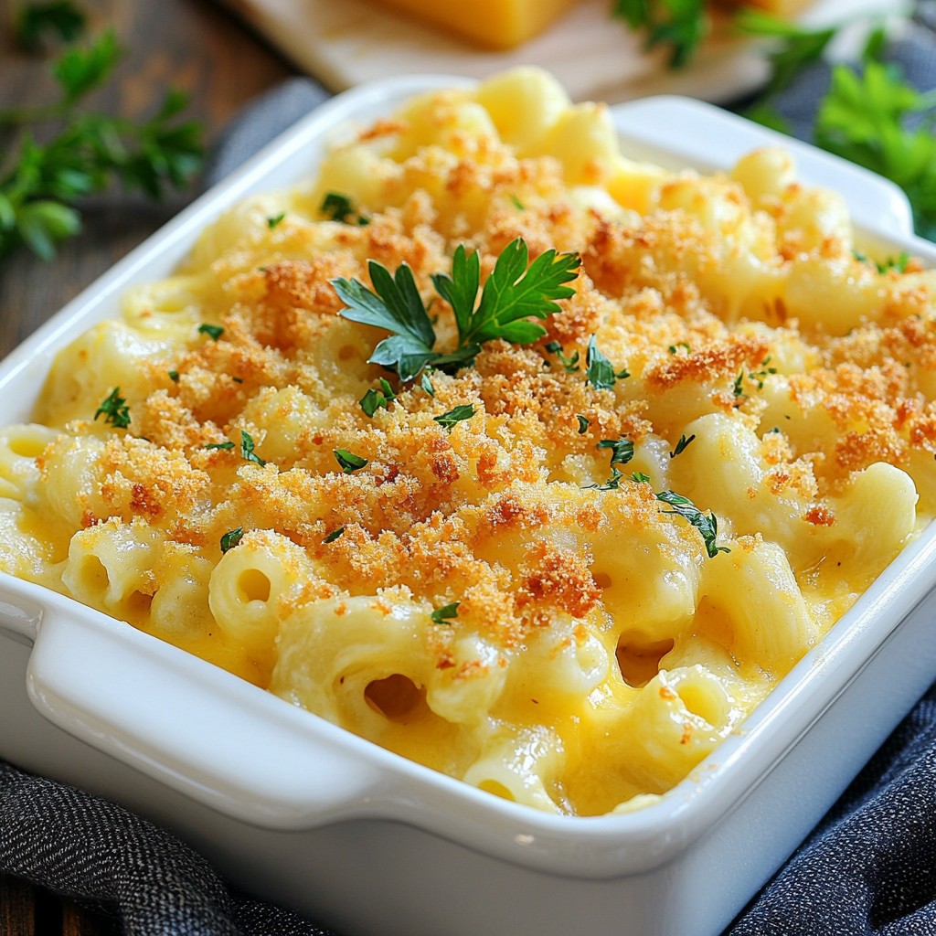 Creamy Baked Mac and Cheese Comforting Family Dish