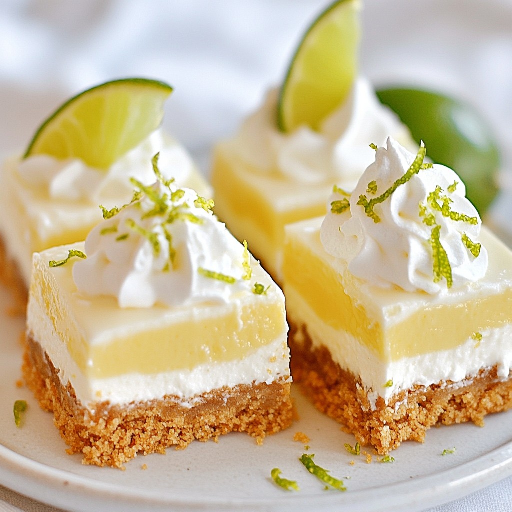 Key Lime Pie Cheesecake Bars Delightful and Easy Recipe