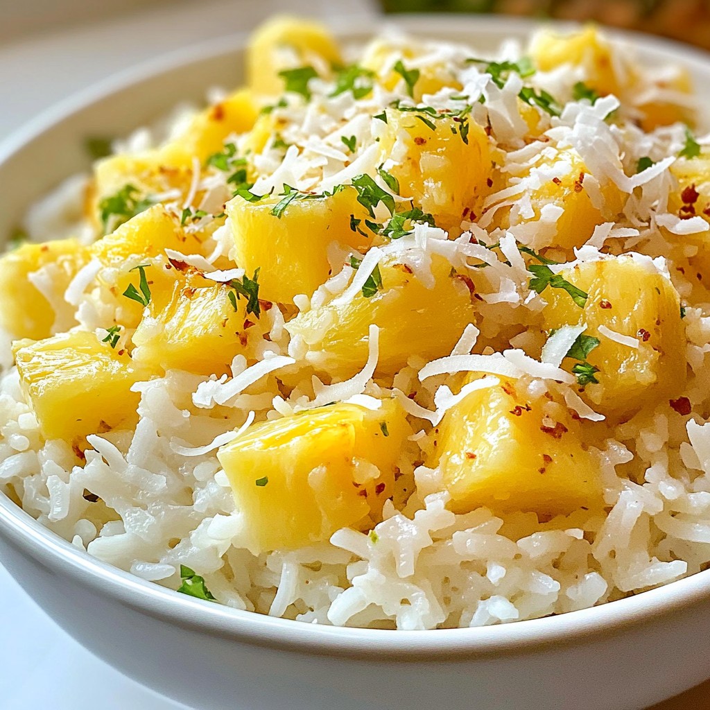 Tropical Coconut Rice Delightful Flavor Boost