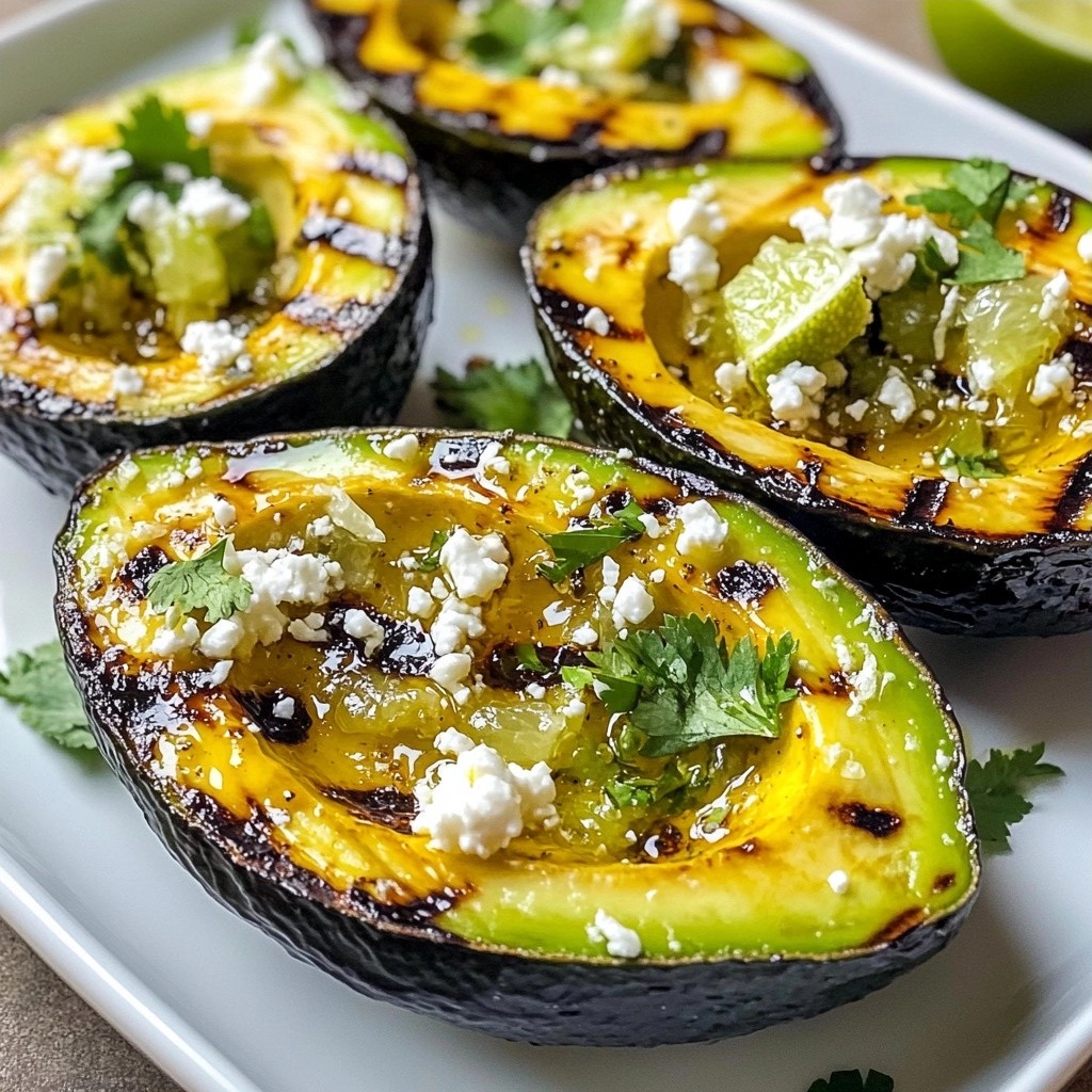 Grilled Chili Lime Avocado Halves Deliciously Easy
