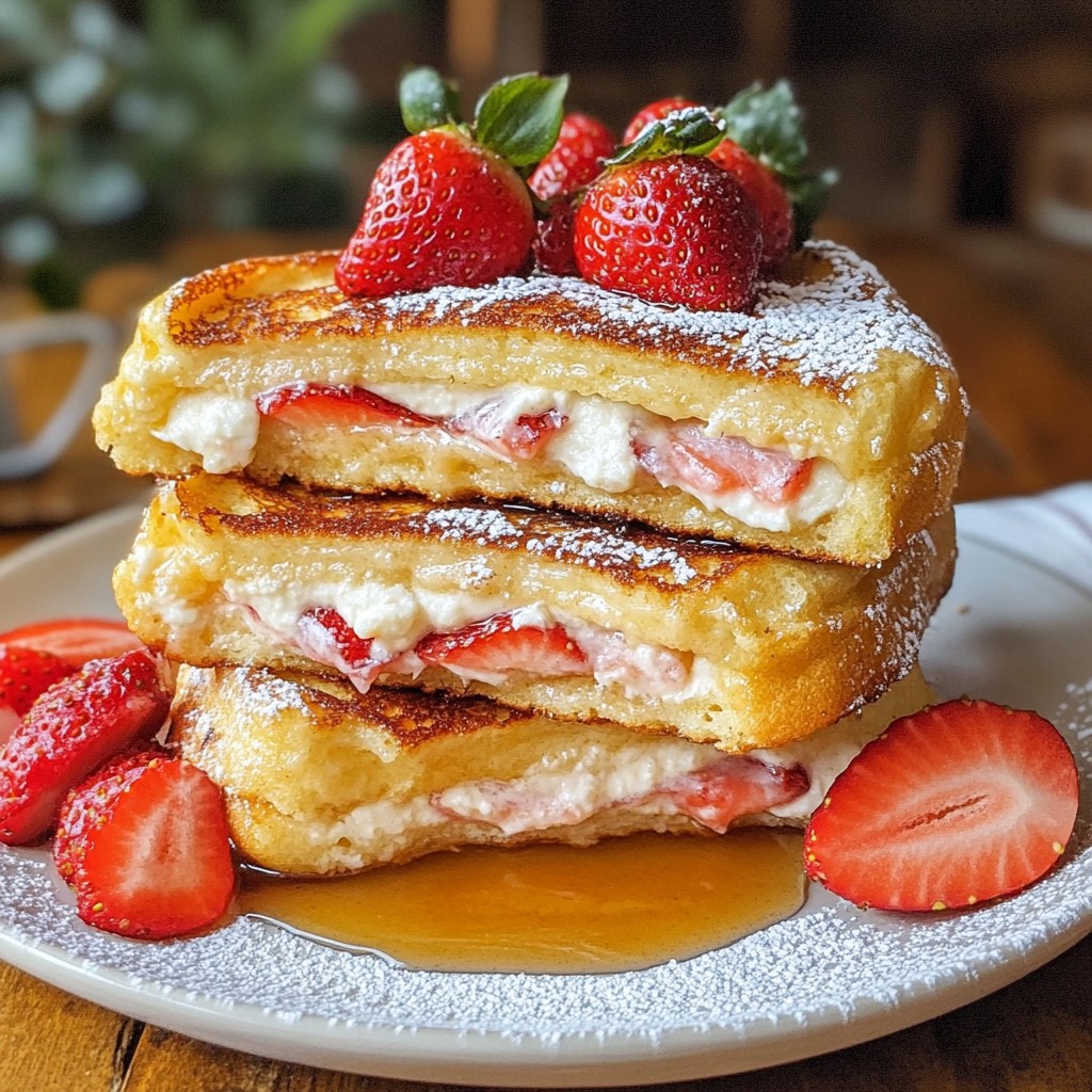Strawberry Cream Cheese French Toast Irresistible Delight