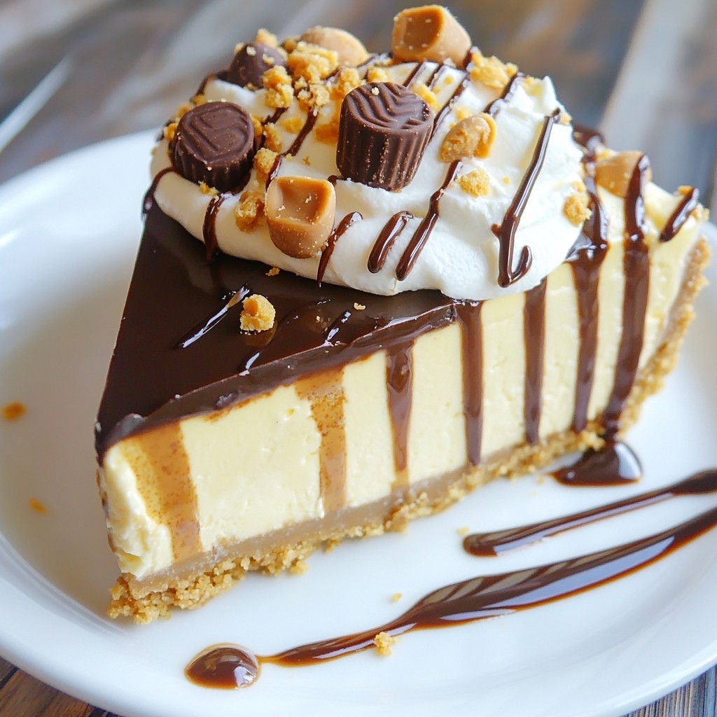 Peanut Butter Cup Cheesecake Irresistible Dessert Dish