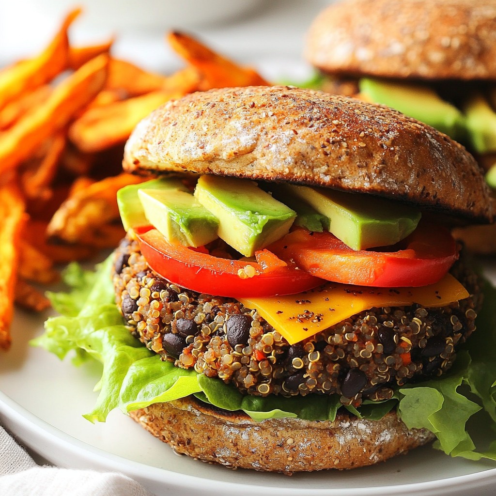 Black Bean Quinoa Burgers Tasty and Simple Recipe