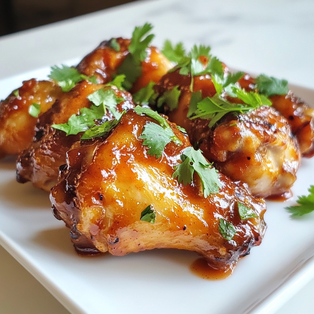 Sweet and Tangy BBQ Chicken Wings Simple Recipe