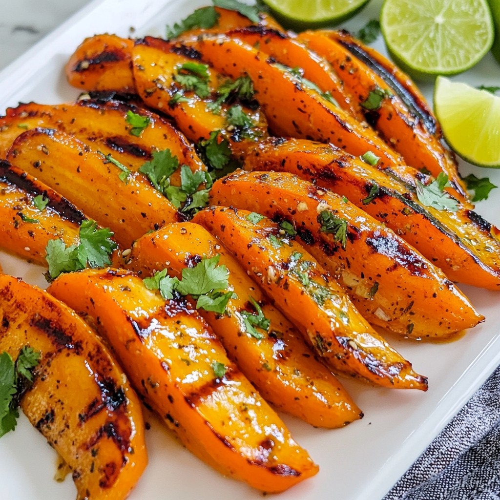 Grilled Sweet Chili Lime Carrots Flavorful Side Dish
