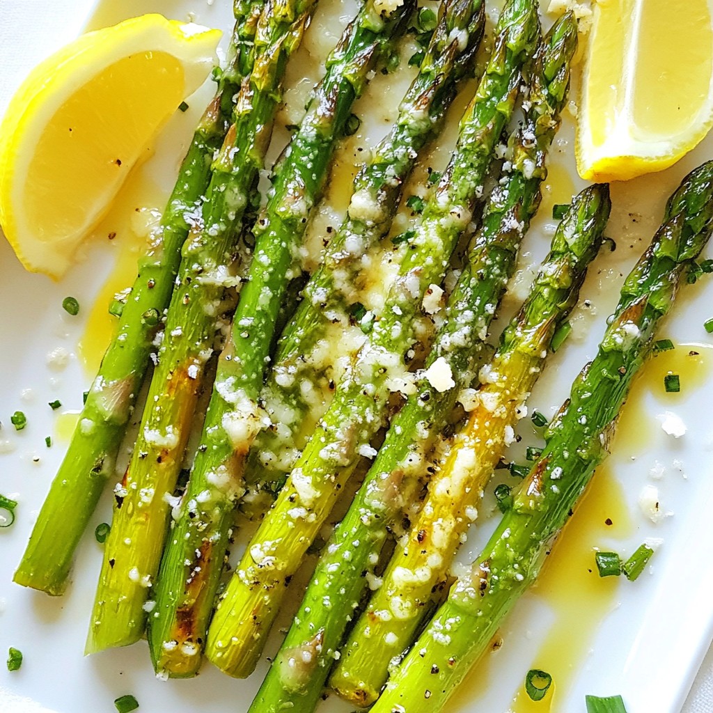 Roasted Garlic Parmesan Asparagus Flavorful Side Dish