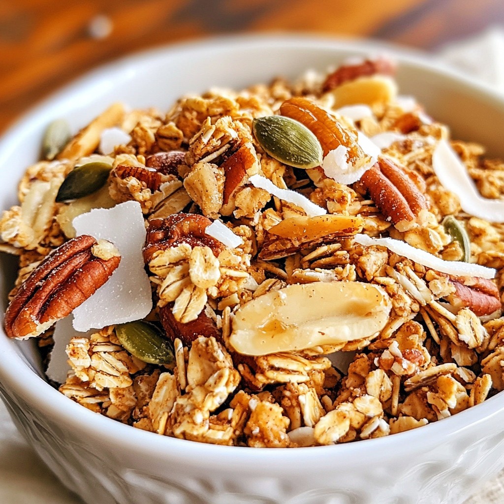 Maple Pecan Granola Simple Recipe for Crunchy Snacks