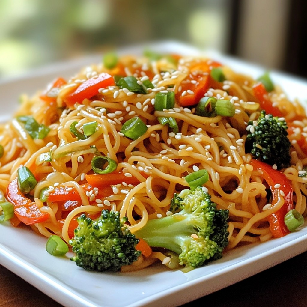Spicy Ramen Noodle Stir Fry Flavorful Quick Dish