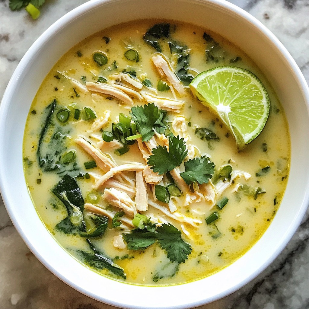 Coconut Lime Chicken Soup Flavorful and Easy Recipe