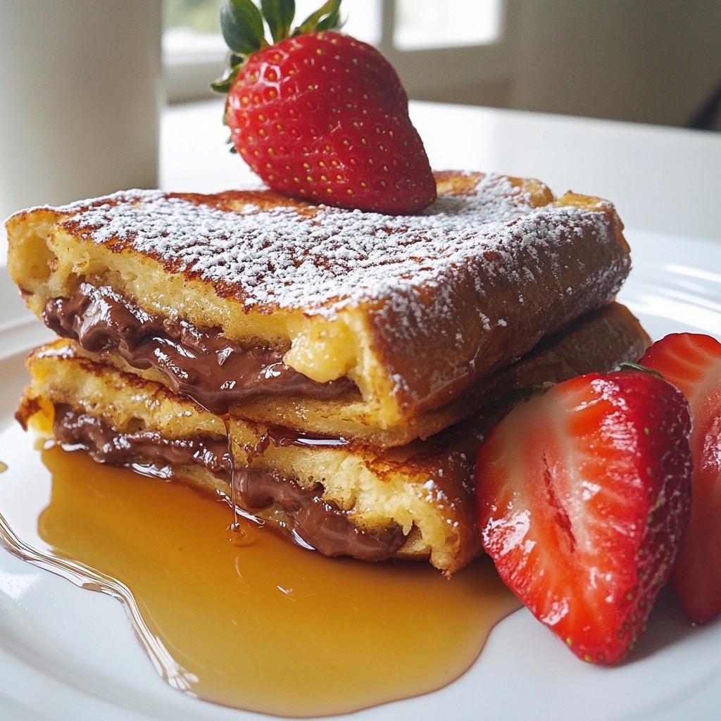 Nutella Stuffed French Toast Irresistible Breakfast Treat