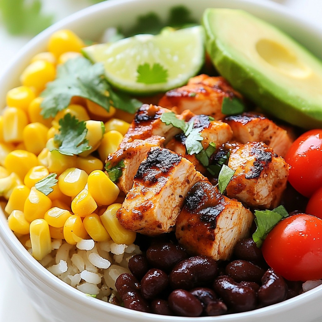 Chipotle Chicken Burrito Bowl Flavorful and Filling Meal