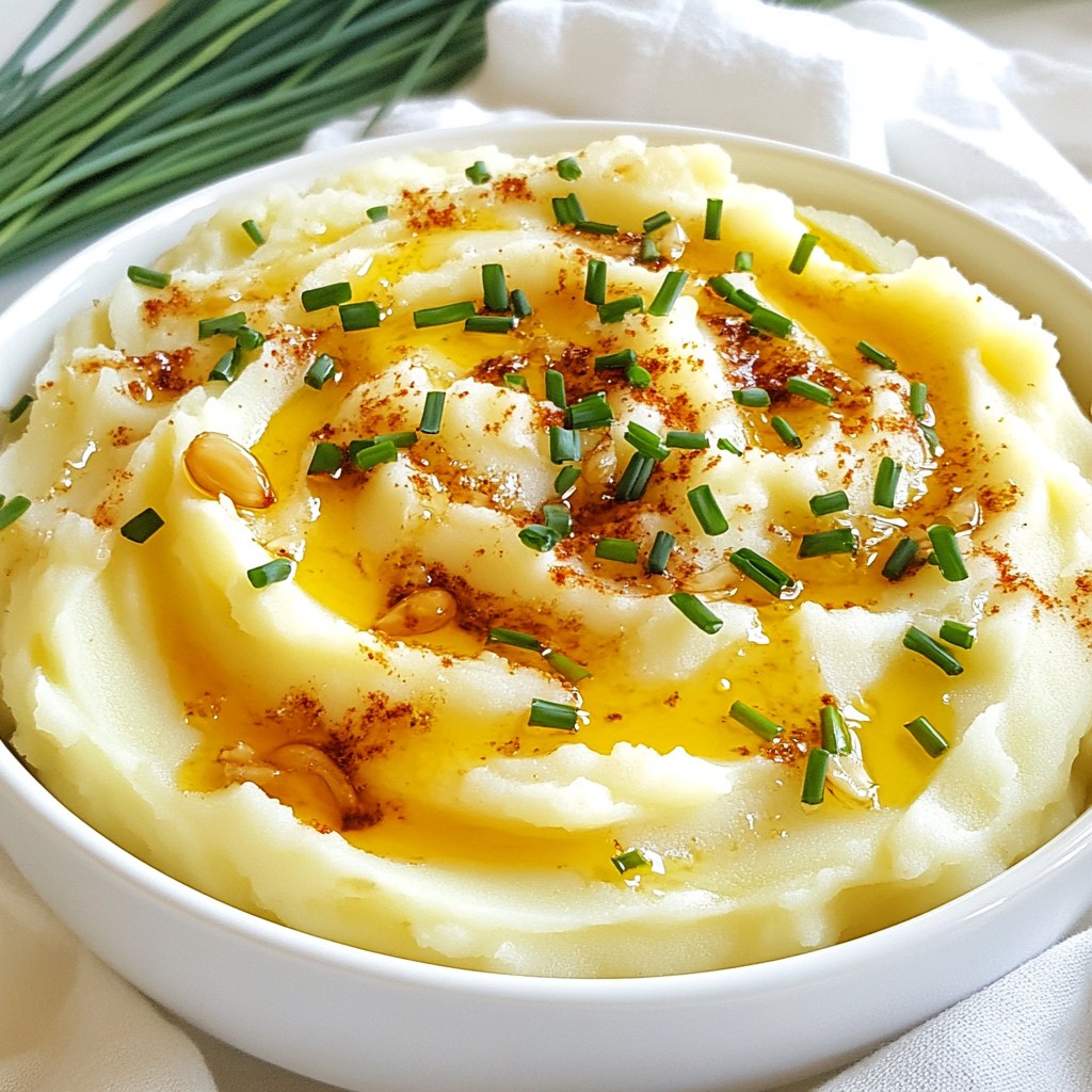BBQ Roasted Garlic Mashed Potatoes Creamy Delight