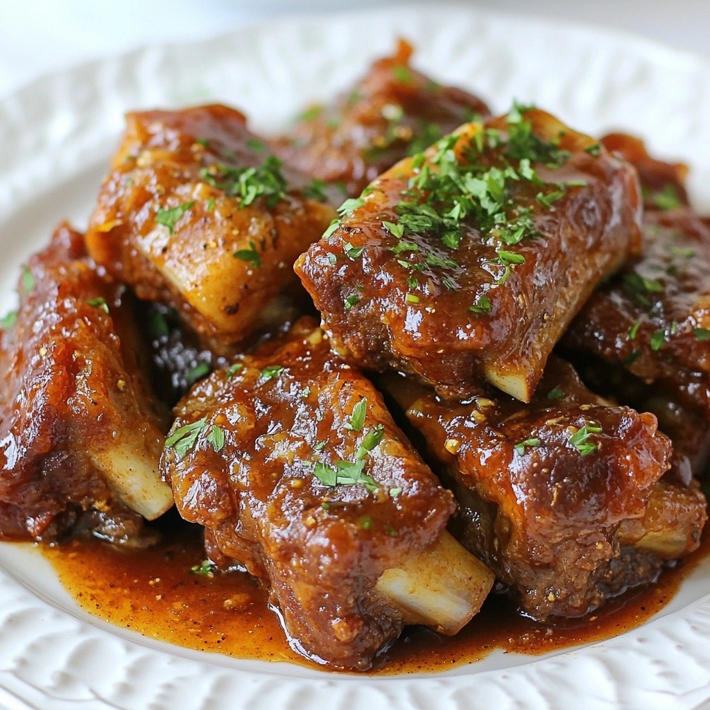 Smoky BBQ Spiced Beef Rib Chunks Flavorful Delight