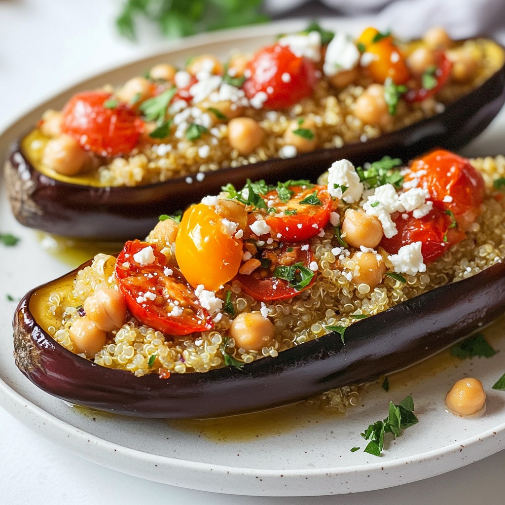 Mediterranean Stuffed Eggplant Flavorful and Healthy Meal
