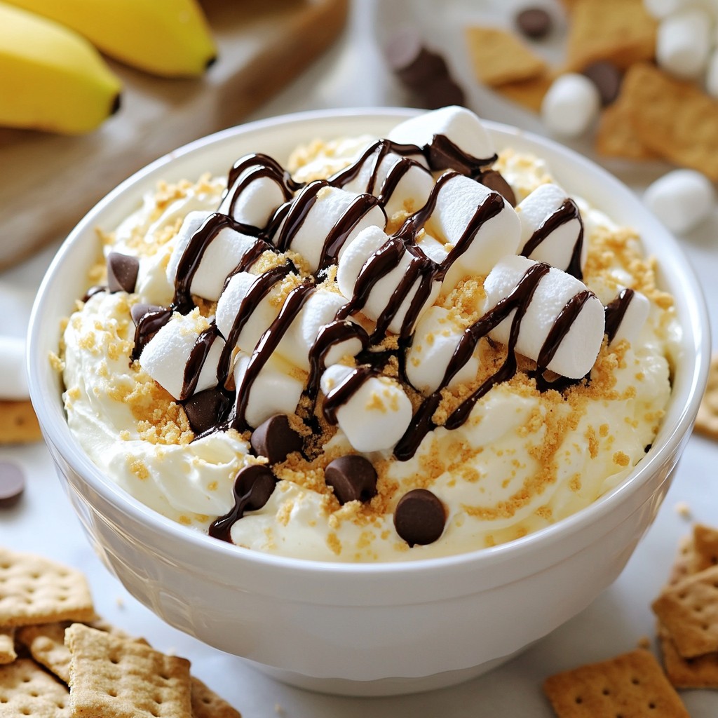 S'mores Cheesecake Dip Delectable Dessert Delight