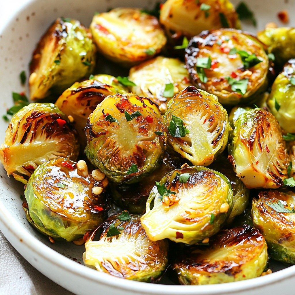 Honey Garlic Brussels Sprouts Flavorful and Easy Recipe