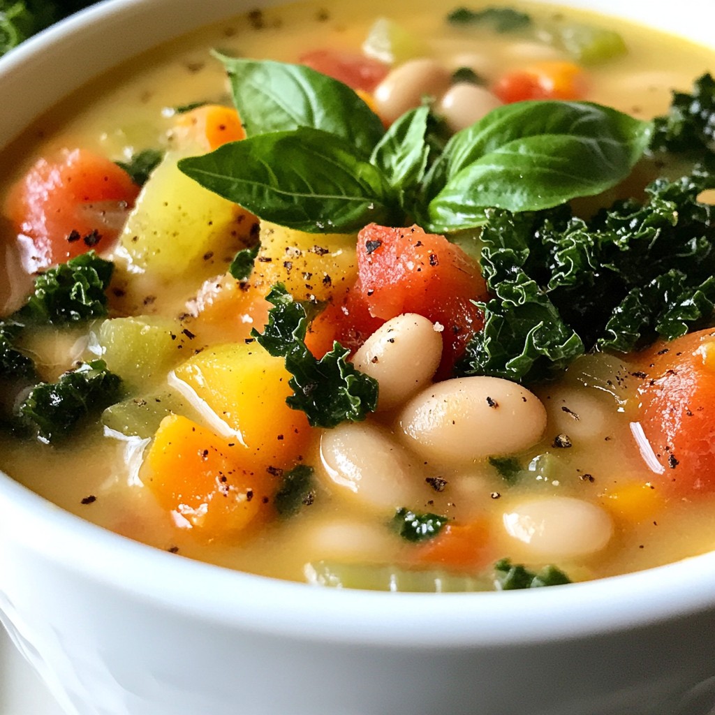 Tuscan White Bean Soup Flavorful and Nourishing Recipe