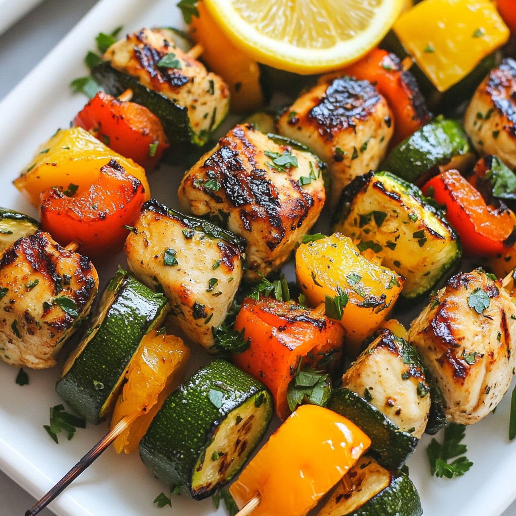 Citrus Herb Grilled Chicken Skewers Flavor Boost