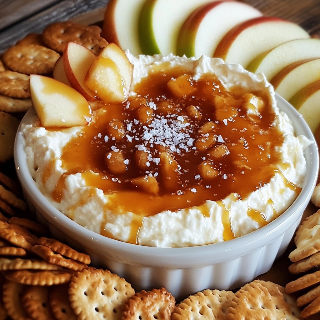 Salted Caramel Cheesecake Dip Irresistible Treat