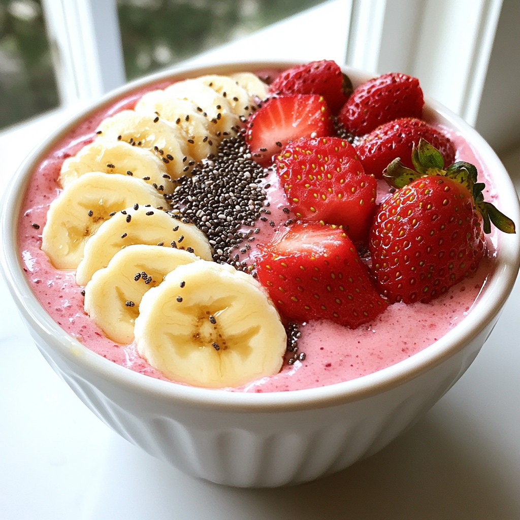 Strawberry Banana Protein Smoothie Quick and Easy Recipe