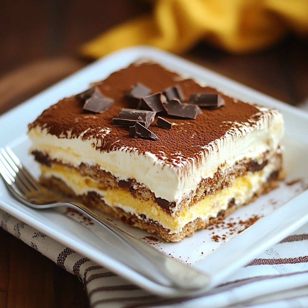 Classic Italian Tiramisu Irresistible Coffee Delight