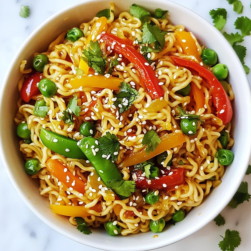 Chili Garlic Ramen Stir Fry Quick and Flavorful Meal