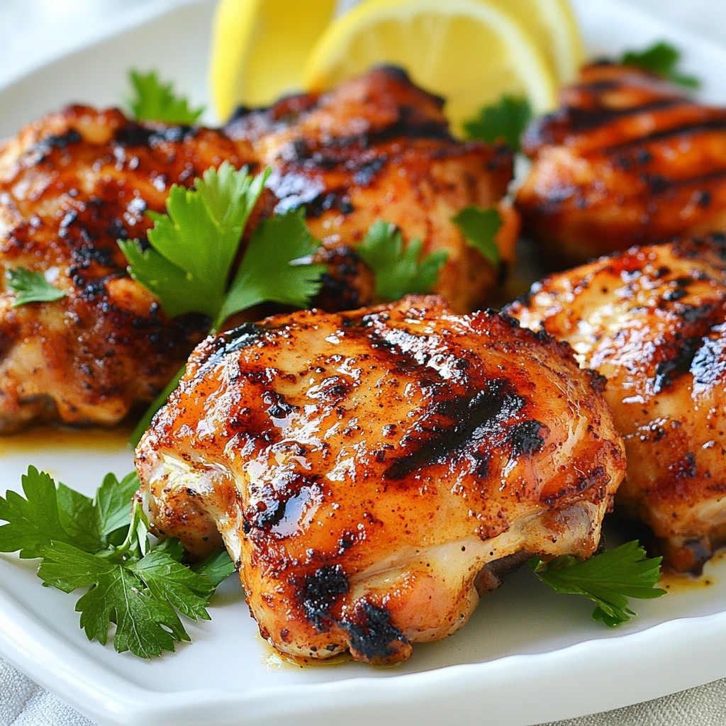 Spicy Yogurt Marinated Grilled Chicken Delight