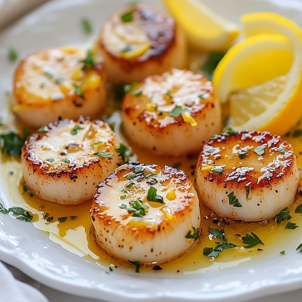 Lemon Garlic Butter Scallops Flavorful and Simple Dish